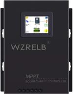 🌞 wzrelb new 60a mppt solar charge controller: effortless battery charging with intelligent touch screen design logo