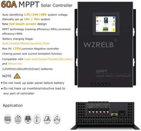 img 3 attached to 🌞 WZRELB New 60A MPPT Solar Charge Controller: Effortless Battery Charging with Intelligent Touch Screen Design