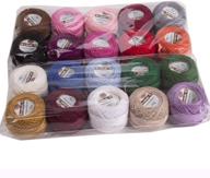 🧶 golo thread ball colors crochet yarn set: enhance your crocheting with 20 vibrant colors logo