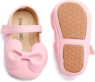 soft sole leather t-strap mary jane shoes for baby girls - ideal for prewalkers and toddlers logo