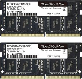 img 4 attached to 💾 TEAMGROUP Elite DDR4 16GB Kit (2 x 8GB) 2666MHz SODIMM Laptop Memory Module Upgrade