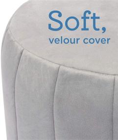 img 2 attached to Enhance Comfort and Style with the Milliard Pouf Ottoman: Floor Foot Rest and Stool Seat