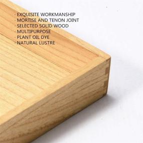 img 2 attached to 📚 Wooden Tones Collection Natural Front-Load Letter Size Tray - Single-Tier Kirigen Wood Desktop Organizer for Office - Ideal for Magazine, File, Folder, and Paper Storage