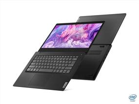 img 1 attached to 💻 Lenovo IdeaPad 3 14.0" HD Laptop 2021 - Intel Pentium Gold 6405U, 4GB DDR4 RAM, 128GB SSD, HDMI, Webcam, WiFi, Bluetooth 5, Windows 10 S, Black (Includes IFT Accessories)