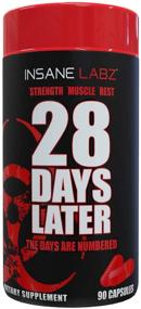 img 4 attached to 💪 Обогащенная выносливость и рост мышц с помощью Insane Labz 28 Days Later Test Booster для мужчин - 30 порций, 90 капсул.