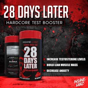 img 1 attached to 💪 Enhanced Stamina and Muscle Growth with Insane Labz 28 Days Later Men’s Test Booster - 30 Servings, 90 Capsules