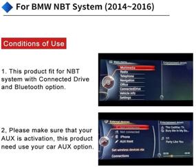 img 3 attached to 🚗 Enhance Your BMW 1-7 Series with CarlinKit Wireless CarPlay Retrofit Kit for NBT System 2014-2016, iOS 13/14.7 Support, AirPlay, Multi-Window Screen, Rear View & More!