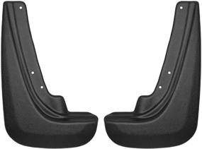 img 4 attached to 🚙 Husky Liners 59111 Black Rear Mud Guards for 2015-19 Jeep Grand Cherokee High Altitude