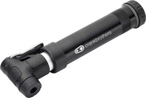 img 1 attached to 💪 CRANKBROTHERS Gem Bike Hand Pump: Short/Long Dual Piston Pump with Presta/Schrader Compatibility, High Volume and High Pressure for Efficient Inflation