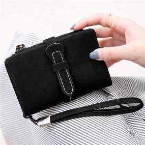 img 1 attached to 👜 Women's Bifold Leather Wristlet with RFID Blocking – Handbags and Wallets for Optimal Security