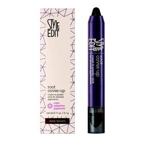 img 4 attached to 💇 Dark Brown Root Cover Up Stick - Instant Root Concealer for Touch-ups and Gray Coverage - Style Edit