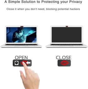 img 3 attached to Protect Your Privacy with Webcam Cover Slide for Computer, MacBook, iPad, iPhone - 3 Pack