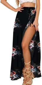 img 4 attached to 🌸 Стильный женский цветочный летний априкосовый наряд Yonala: элегантный выбор модной одежды для женщин