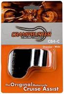 🏍️ crampbuster cb4-c chrome throttle mounted motorcycle cruise assist: enhance riding comfort and control logo