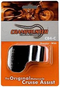 img 2 attached to 🏍️ Crampbuster CB4-C Chrome Throttle Mounted Motorcycle Cruise Assist: Enhance Riding Comfort and Control