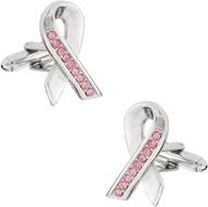🎗️ cuff daddy ribbon awareness cufflinks presentation: elegant symbol of support and awareness logo