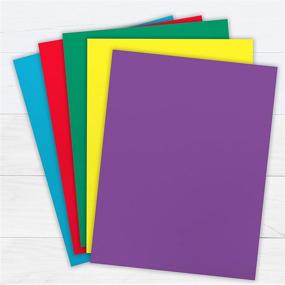 img 3 attached to 📄 Printworks 65 lb Bright Cardstock: 4 Assorted Colors, FSC Certified, Ideal for School & Craft Projects, 50 Sheets, 8.5” x 11” (00682)