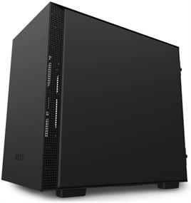 img 3 attached to NZXT H210: Корпус Mini-ITX для игровых ПК с USB Type-C, закаленным стеклом и поддержкой водяного охлаждения - черный.