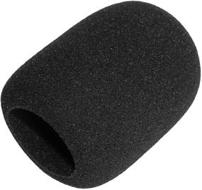 img 1 attached to 🎙️ Top Grade 6 Pack Black Foam Cover for ChromLives Microphone Windscreen