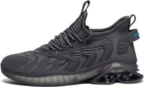 img 2 attached to MARDICATO Lightweight Sneakers: The Perfect Athletic Men's Shoes for Running and Sports