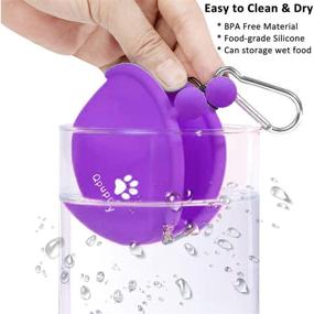 img 1 attached to 🐶 QPZ Portable Training Treat Pouch for Small Dogs - Fashionable Dog Treat Pouch for Pet Training + Coin Purse/Key Case