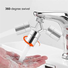 img 3 attached to 🚰 720° Swivel Big Angle Rotation Dual Function Universal Splash Filter Faucet Aerator