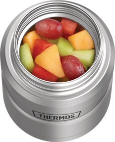 img 1 attached to 🍲 THERMOS Stainless King Food Jar: Insulated Vacuum Technology with Spoon, 16 oz, Matte Steel - Ideal for Hot or Cold Meals