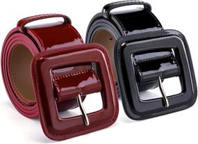 img 3 attached to Ayliss Vintage Leather Fashion Waistband: Women's Accessories and Belts