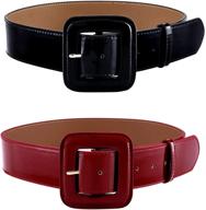 ayliss vintage leather fashion waistband: women's accessories and belts logo