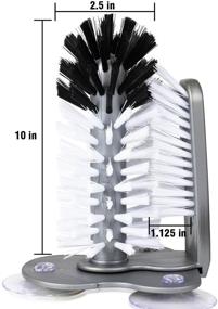 img 3 attached to Evriholder SBR Glass Washer With Dual-Sided Bristle Brush for Enhanced Cleaning