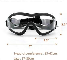 img 3 attached to Transparent Windproof Sunglasses Waterproof Snowproof