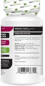 img 3 attached to 🐾 VetriScience Omega 3 6 9 Supplement for Dogs and Cats - Essential Fatty Acid Soft Gels, 90 Capsules
