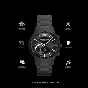 img 1 attached to Emporio Armani Hybrid Smartwatch ART3001