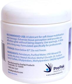 img 2 attached to 💆 Rejuvenate and Soothe with PrePak Products Freeup Massage Cream Unscented – 16 oz (454g)