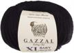 gazzal medium worsted cashmere polyamide black 803 logo