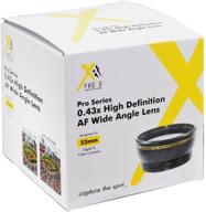 📷 black xit xt52wab 52mm 0.43 wide angle lens logo