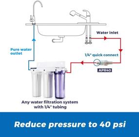 img 2 attached to 💦 Enhance Water Pressure Regulation with ISpring APR40 Pressure Regulator Protection