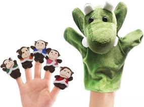 img 4 attached to Captivating Tales with RIY Storytime Animal Finger Puppets