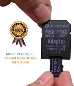 img 1 attached to 📷 Amplim Micro SD Card 256GB (2021) - Extreme High Speed 170MB/S A2 MicroSDXC U3 Class 10 V30 UHS-I with Adapter for Nintendo Switch, GoPro Hero, Surface, Phone, Camera Cam, Tablet