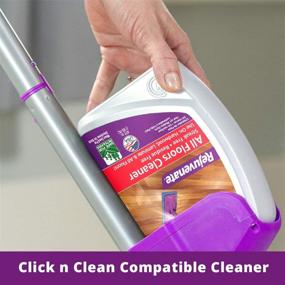 img 2 attached to 🌟 High Performance All-Floors and Hardwood Floor Cleaner - Rejuvenate, Powerful PH Balanced Shine with Shine Booster Technology, No Bucket Needed, Low VOC, Best in Class! 32oz