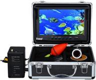 🎣 eyoyo portable fish finder: 9 inch lcd monitor, hd 1000tvl fishing camera, waterproof & underwater dvr, 30m cable, 12pcs ir infrared led – perfect for ice, lake, and boat fishing logo