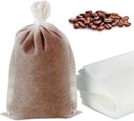 ☕ no mess cold brew coffee filters: 200-piece disposable mesh bags for concentrate, coffee maker, loose leaf tea logo