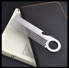 img 1 attached to Lxuwbd Stainless Steel Hair Comb Portability