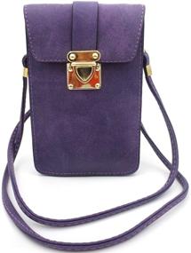 img 4 attached to 👜 MiCoolker Women's Leather Crossbody Handbags & Wallets: Stylish and Functional Cellphone Shoulder Bags