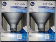 enhance your space with ge white floodlight light 2 pack: affordable and reliable illumination solution logo