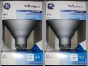 img 1 attached to Enhance Your Space with GE White Floodlight Light 2 Pack: Affordable and Reliable Illumination Solution