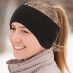 img 2 attached to 🏃 Stay Cozy and Comfortable: VEEJION Fleece Warmers Covers for Running