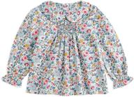 🌸 curipeer little floral blouse: cute tops, tees & blouses for toddler girls' clothing logo