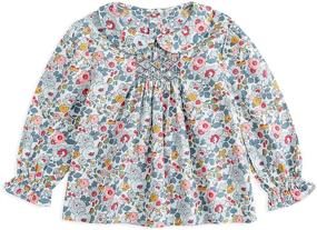 img 4 attached to 🌸 Curipeer Little Floral Blouse: Cute Tops, Tees & Blouses for Toddler Girls' Clothing