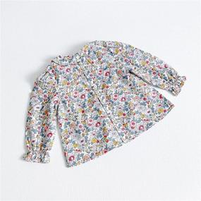 img 1 attached to 🌸 Curipeer Little Floral Blouse: Cute Tops, Tees & Blouses for Toddler Girls' Clothing